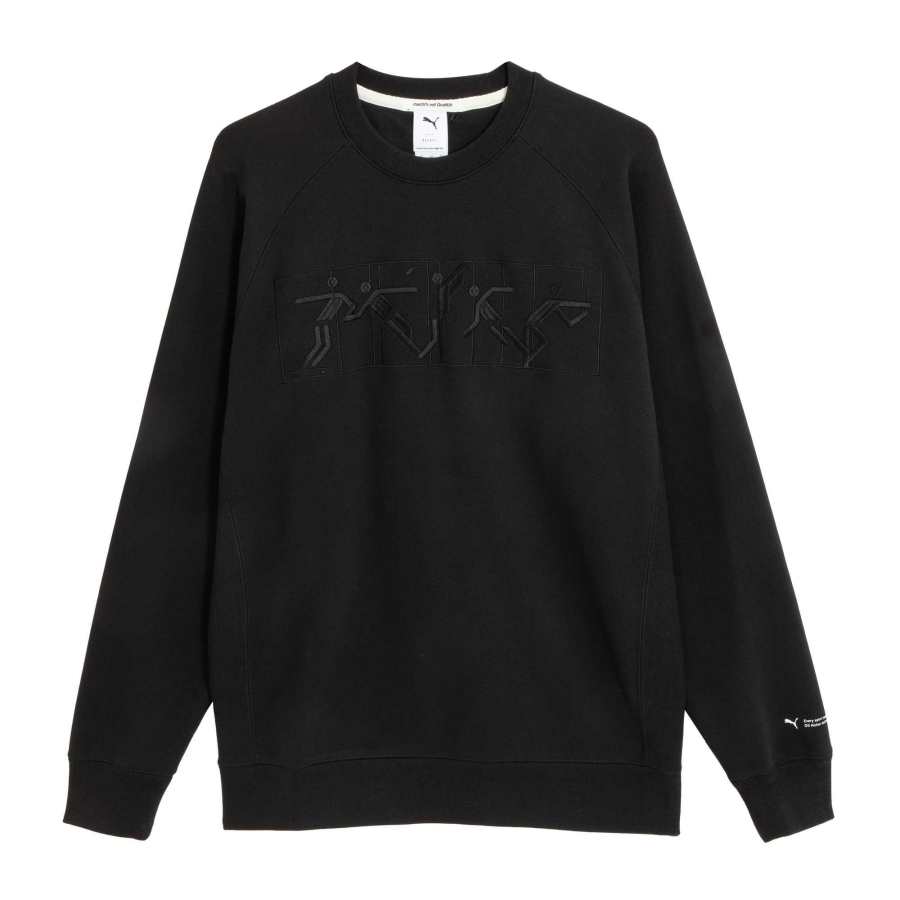 PUMA MMQ HEROES GRAPHIC CREW Sweatshirt Men's Black