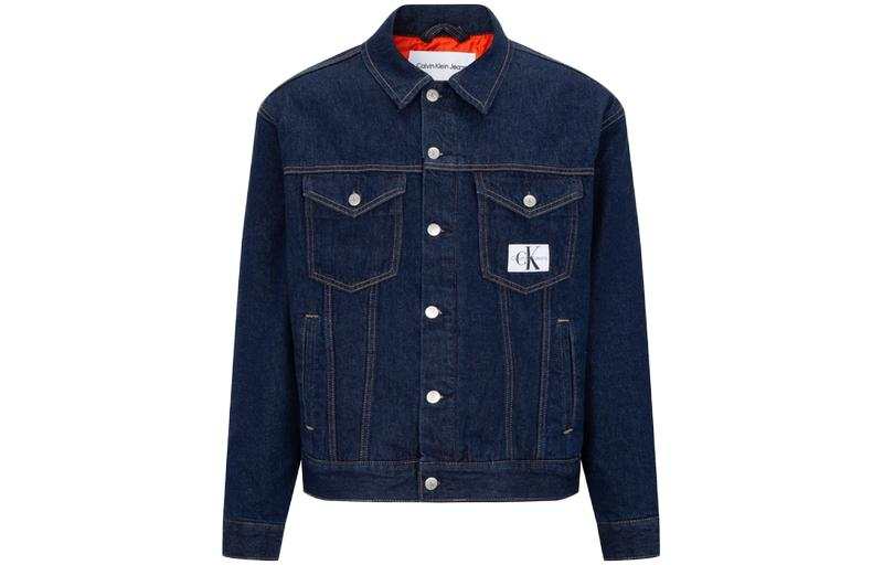 CALVIN KLEIN Denim Jacket Men's Dark Blue