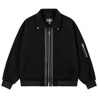 XINYINSU Jackets Unisex Black Lapel Moderate Workwear
