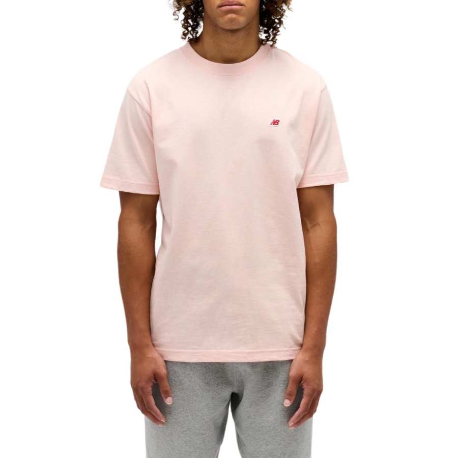 New Balance New Balance SEMI Over FITMade In USA T Shirt Unisex Pink