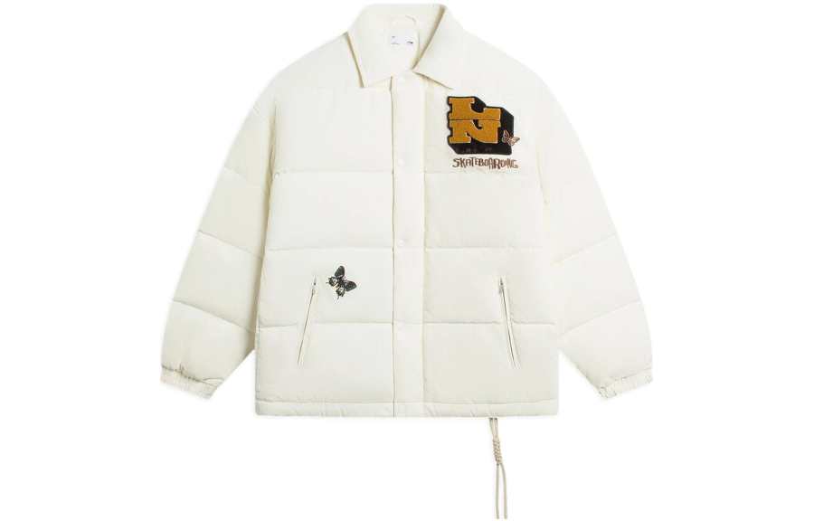 Li-Ning Li Ning Down Jackets Men's White Lapel Moderate Other
