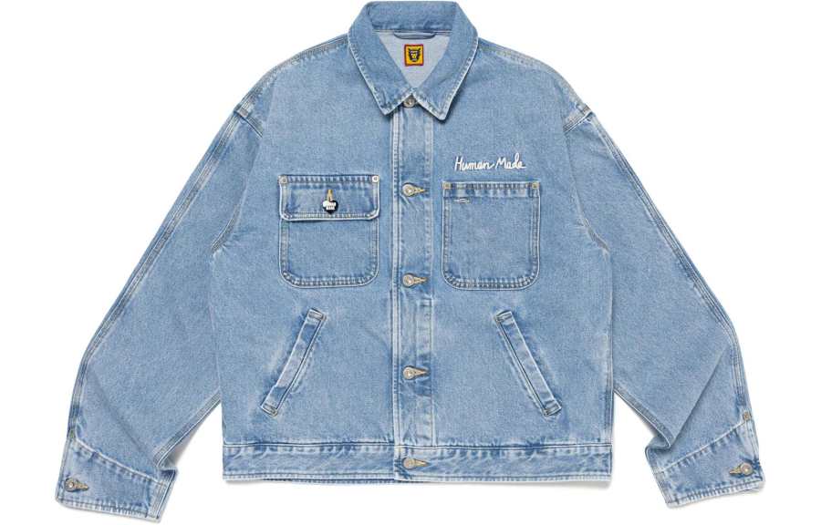 HUMAN MADE HUMAN MADE SS24 Denim Jacket Unisex Indigo