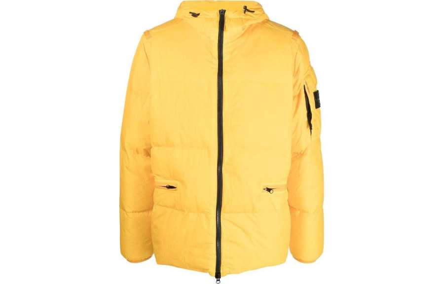 STONE ISLAND Down Jacket Unisex Yellow