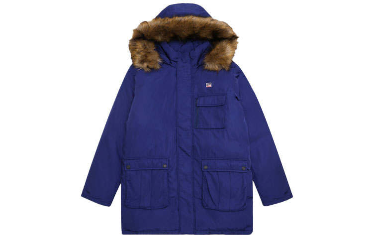 Levis Levis Down Jacket Winter Men's Blue
