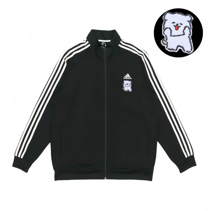 Adidas Adidas Jackets Unisex Black Stand Collar Moderate Pilot