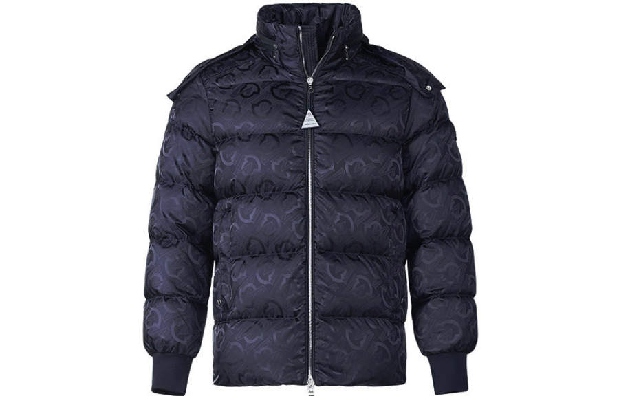 Moncler Moncler Shape Hooded Down Jacket Men's Midnight Blue