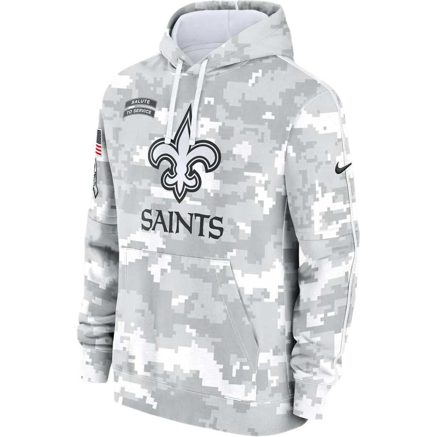 Nike Nike New Orleans Saints Salute To Service Primary Edge Club Men's Nike Nfl Pullover Hoodie