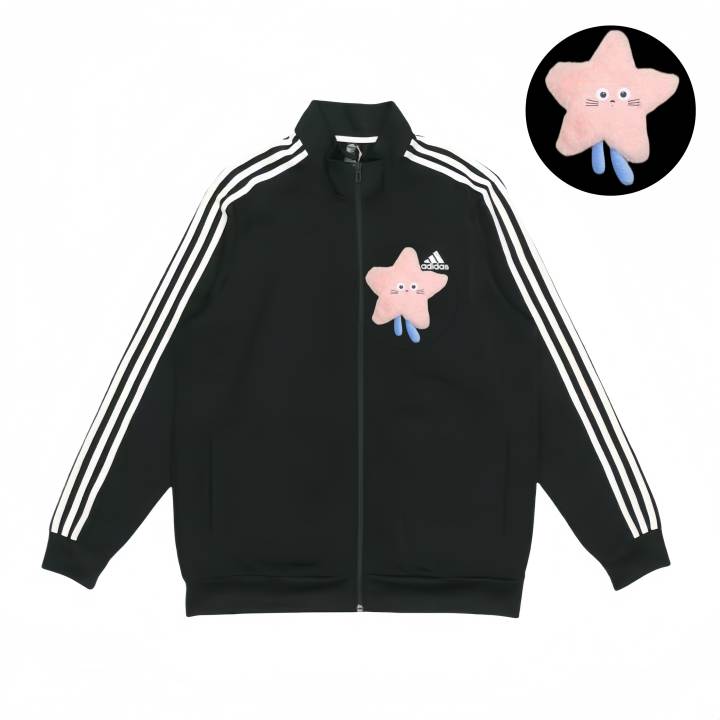 Adidas Adidas Jackets Unisex Black Stand Collar Moderate Pilot