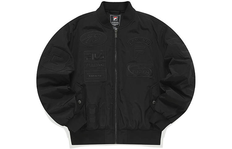 FILA Puffer Jacket Winter Men's Jet Black