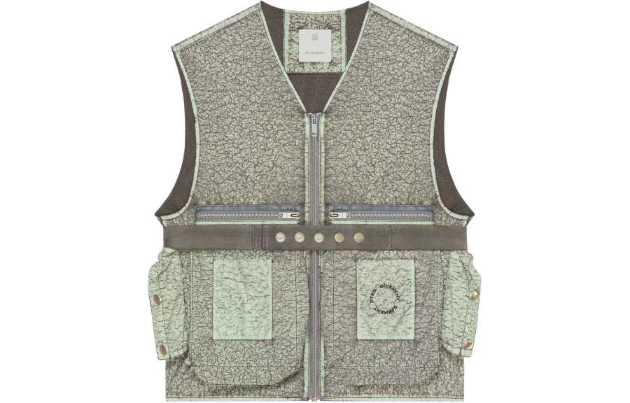 Givenchy Givenchy Crackled Effect Vest