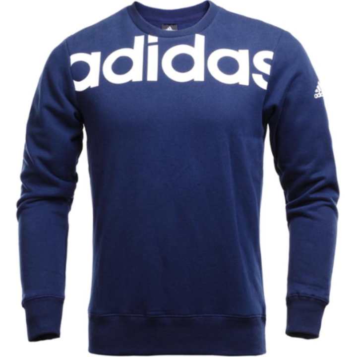 Adidas Adidas Sweatshirts Men's Blue Crew Neck Moderate