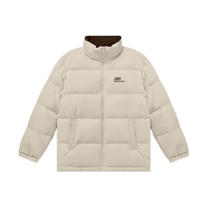 Skechers Sports League Collection Down Jacket Unisex Light Brown