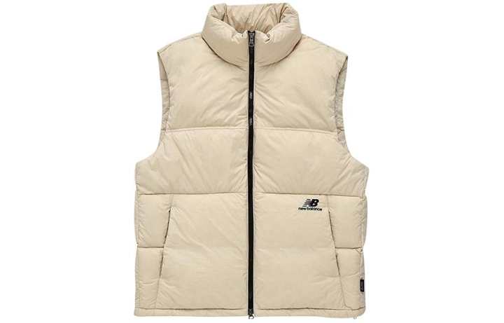 New Balance New Balance Vests Unisex Beige Stand Collar Moderate Other