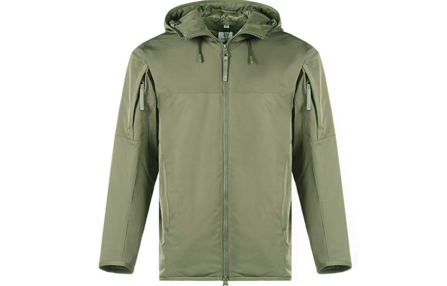 Burberry Puffer Jackets Men's Army Green Hooded Moderate Other