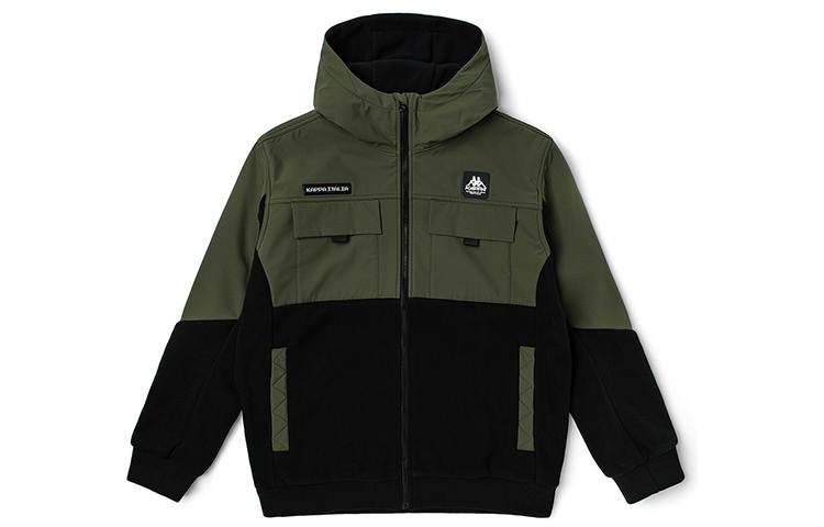 Kappa Colorblock Hooded Puffer Jacket Men's