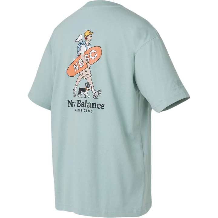 New Balance New Balance T Shirt Unisex Light Blue