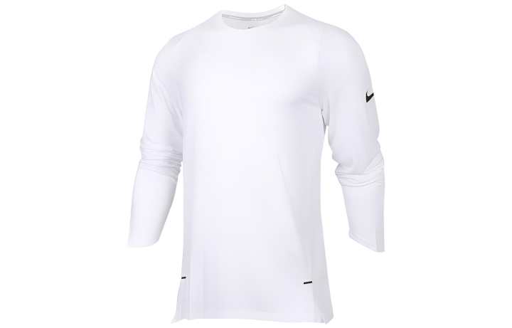 Nike Nike T Shirts Men's White Crew Neck Moderate Straight Fit