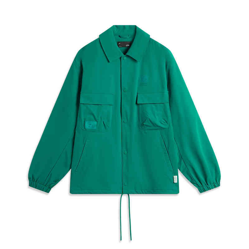 Li-Ning Li Ning Sports Life Collection Jackets & Coats Men's Stone Green