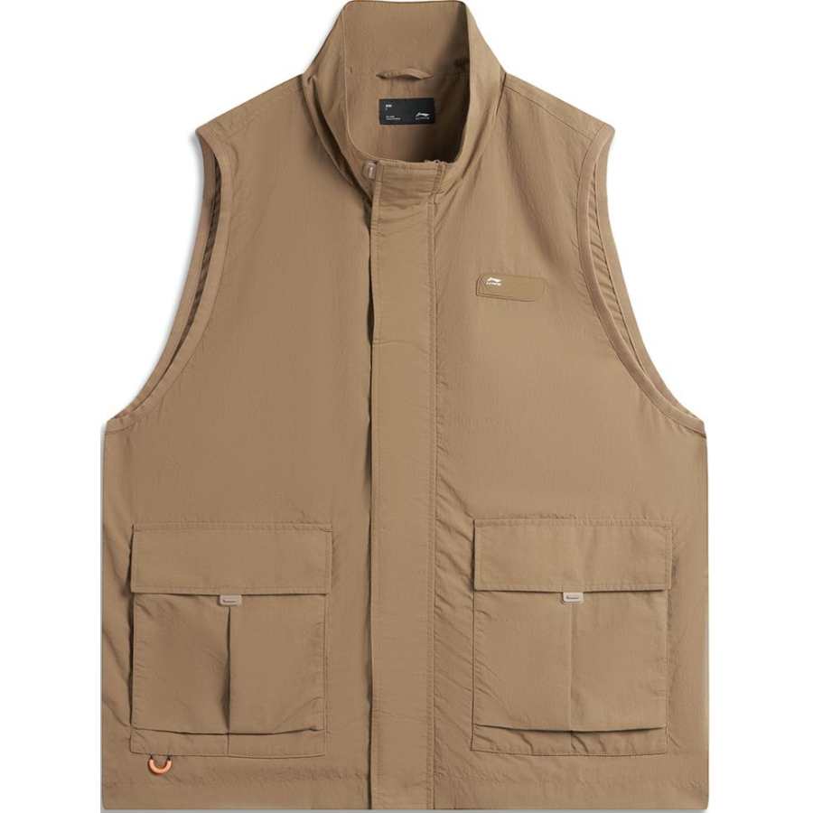 Li-Ning Li Ning Sports Life Collection Vest Men's Cocoa Khaki