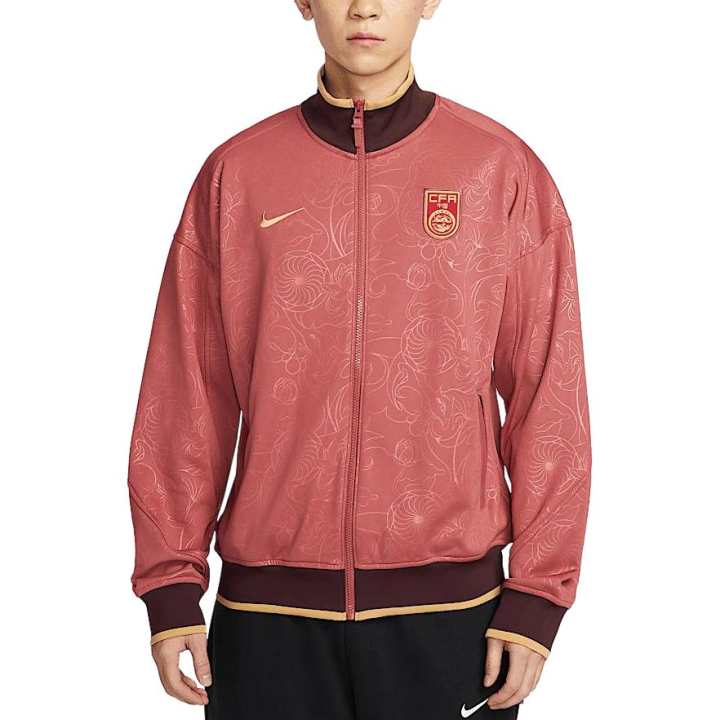 Nike Nike Dri FitAcademy SS25 Pro Anthem Jacket Men's Canyon Rust Orange/Bright Burgundy Red/Club Gold