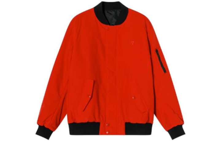 New Balance New Balance Jackets Men's Black Red Stand Collar Moderate Reversible