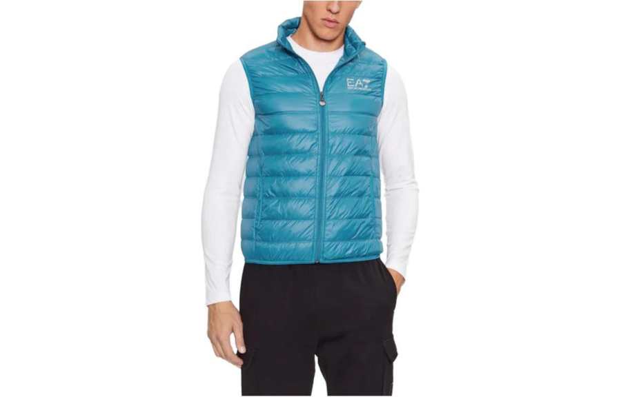 EMPORIO ARMANI EA7 Vest Men's Blue