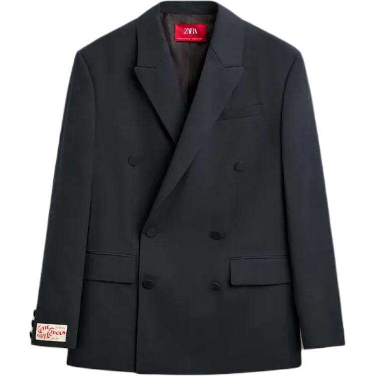 ZARA Harry Lambert Business Suits Unisex Navy Moderate Business Suit