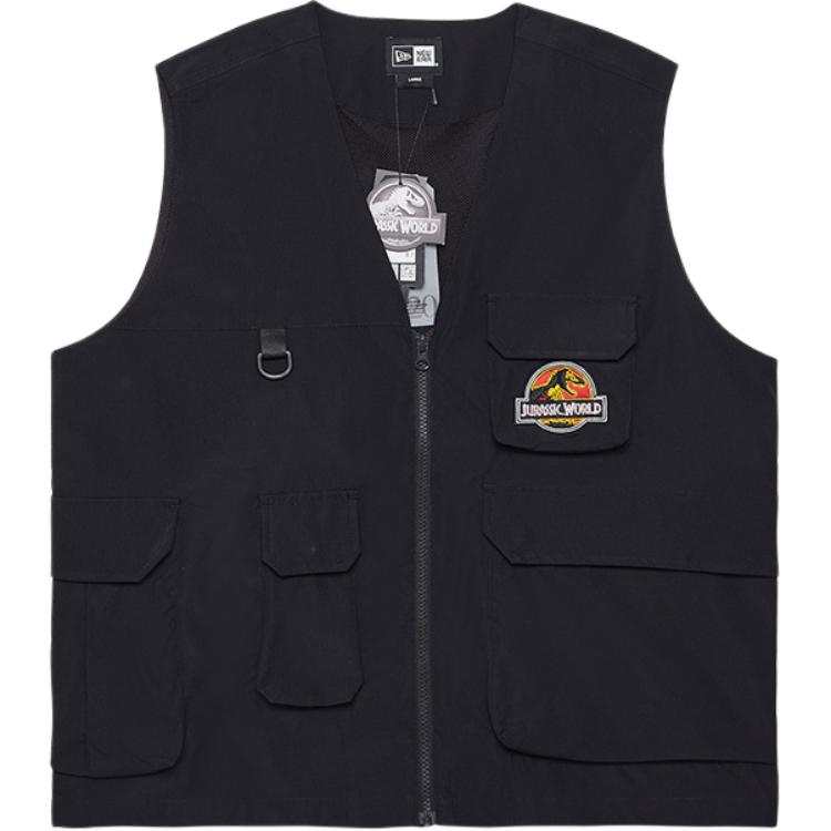 New Era Vests Unisex Black V Neck Moderate Other