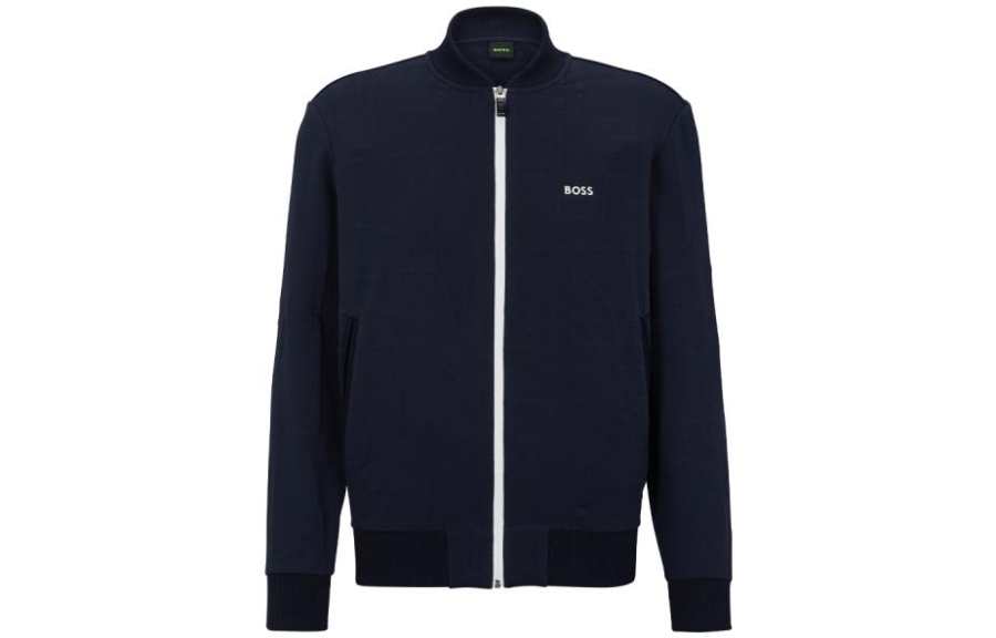 HUGO BOSS 【Previous Season】embroidered-logo bomber jacket
