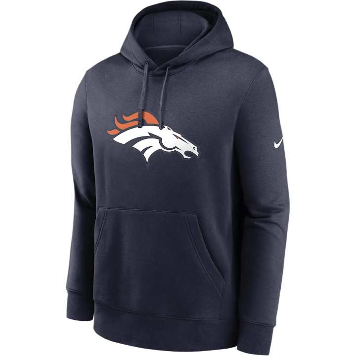 Nike Nike Denver Broncos Sideline Club Big Kids' Nike Nfl Pullover Hoodie