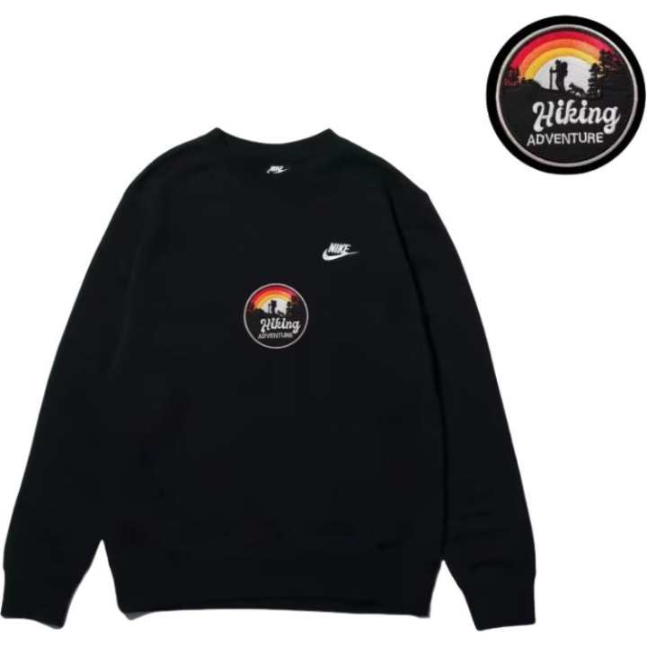 Nike Nike Sweatshirts Unisex Black Crew Neck Moderate