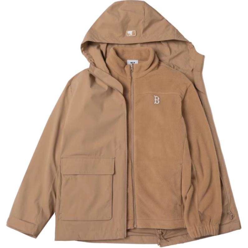 MLB MLB Jackets Unisex Brown Hooded Moderate Other