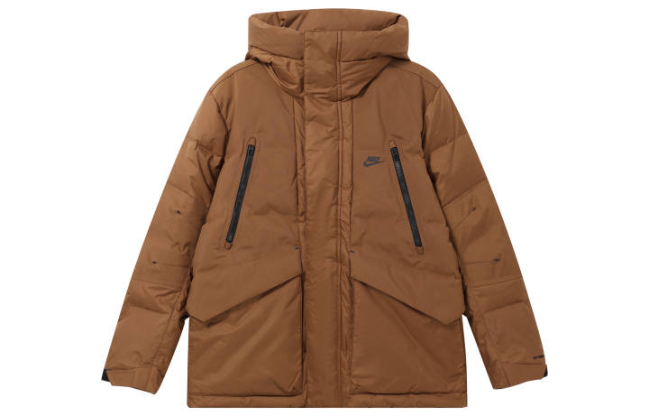 Nike Nike Down Jackets Men's Brown Hooded Moderate Other