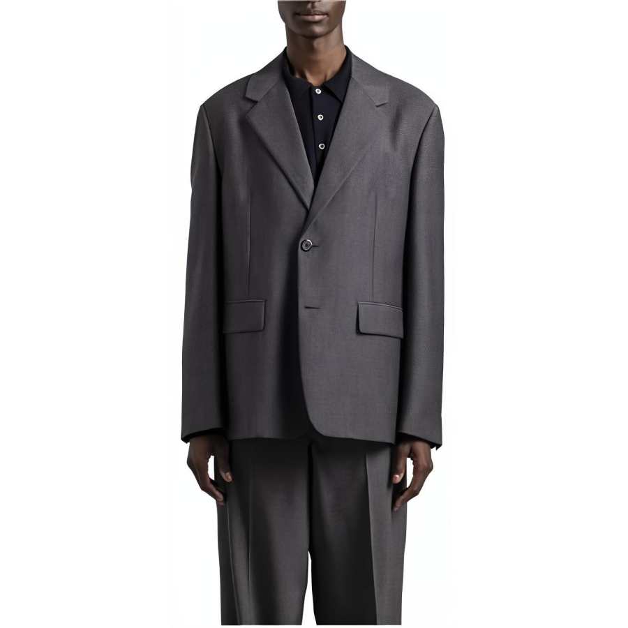 PRADA PRADA Business Suit Coat Men's Black