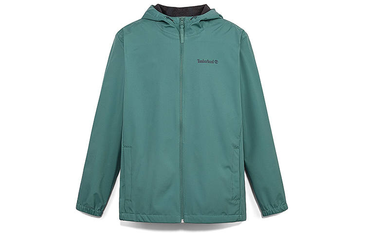Timberland Waterproof Windbreaker Jacket Men's Blue Green