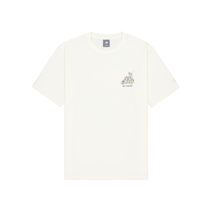 New Balance New Balance T Shirt Unisex Ivory White