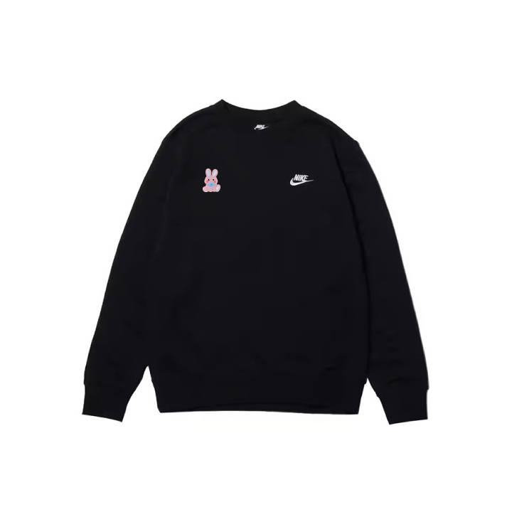 Nike Nike Sweatshirts Men's Black Crew Neck Moderate Regular