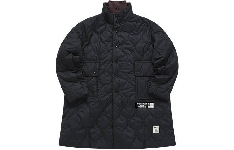 FILA x Mihara Yasuhiro MIHARA YASUHIRO Collaboration Collection Mock Two Piece Puffer Jacket Men's Jet Black
