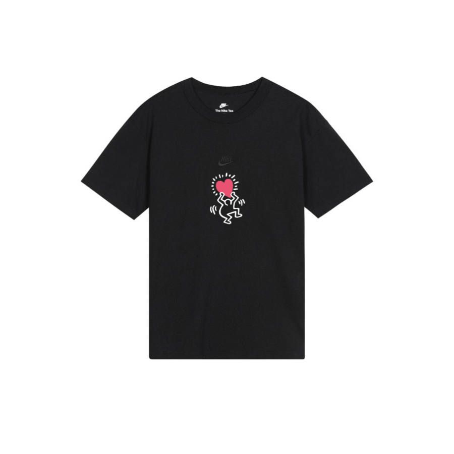 Nike Nike T Shirts Unisex Black Crew Neck Moderate Straight Fit