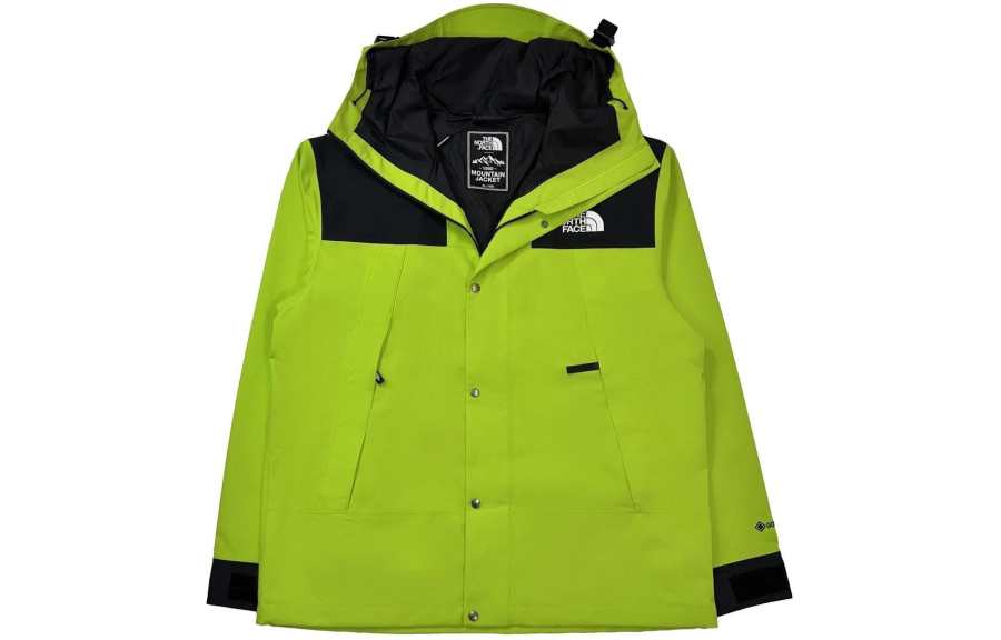 THE NORTH FACE Windproof Windbreaker Jacket Men's Neon Green