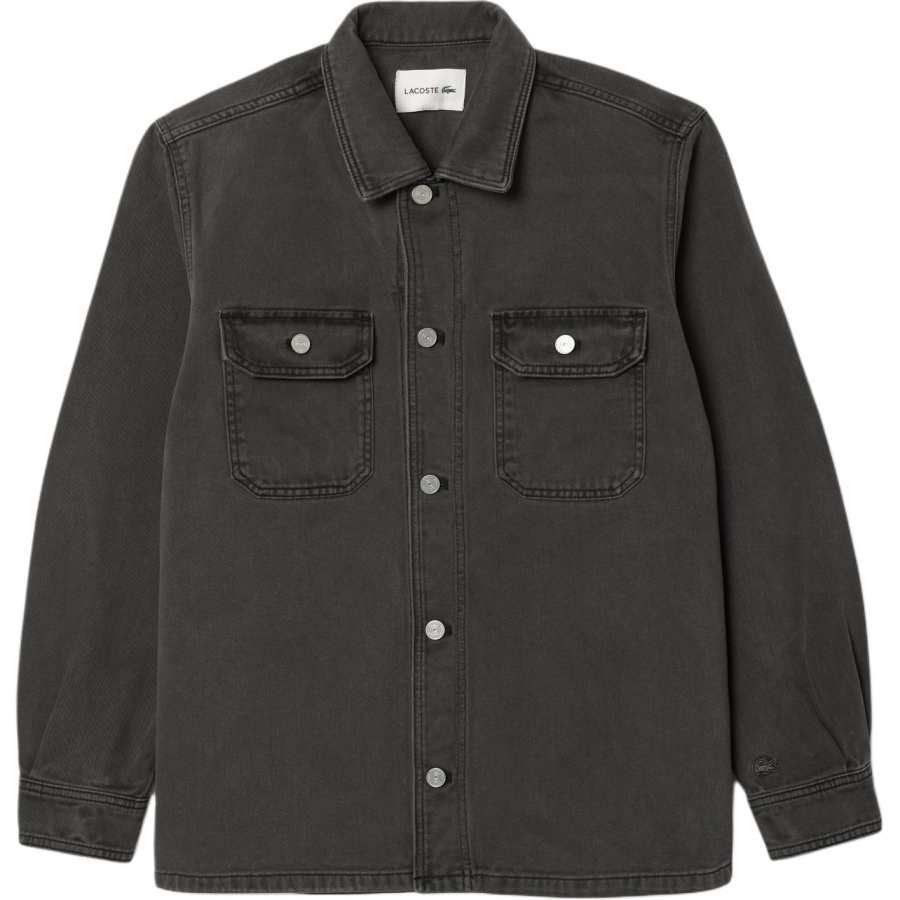 LACOSTE LACOSTE Denim Jacket Men's Black