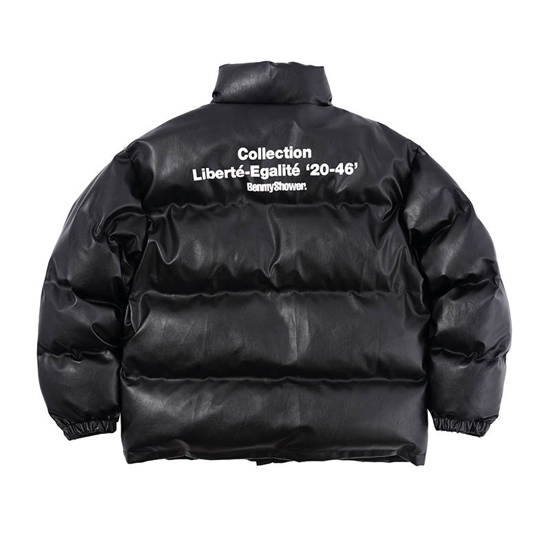 BENMYSHOWER Puffer Jacket Unisex Black