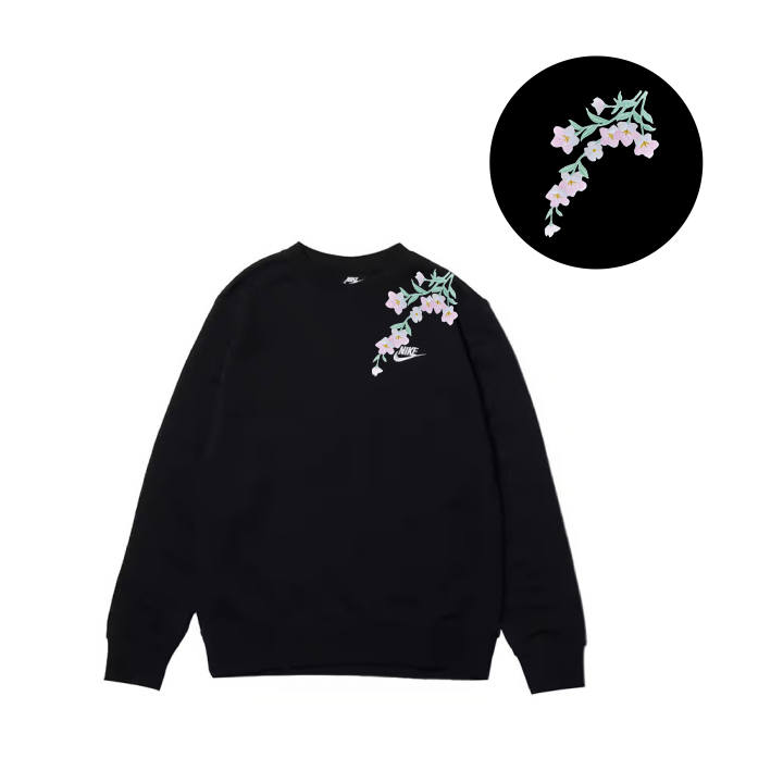Nike Nike Sweatshirts Men's Black Crew Neck Moderate