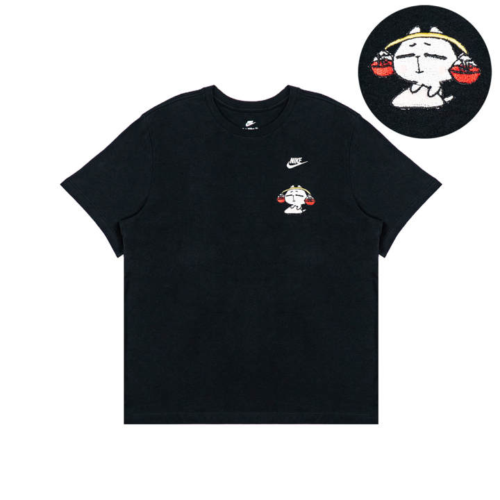 Nike Nike T Shirts Unisex Black Crew Neck Moderate Straight Fit