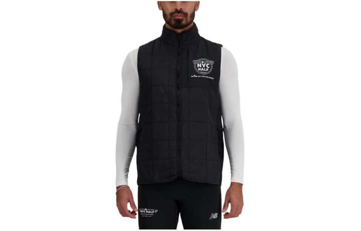 New Balance New Balance Vests Men's Black Stand Collar Moderate Other