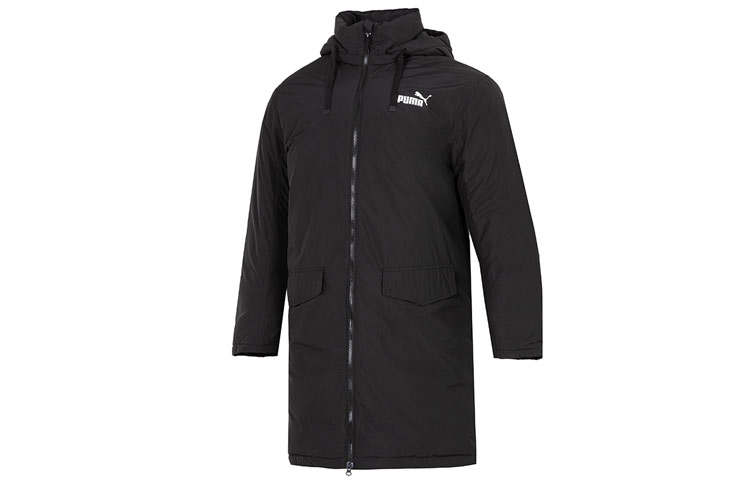 PUMA PUMA Down Jackets Men's Black Hooded Moderate Other