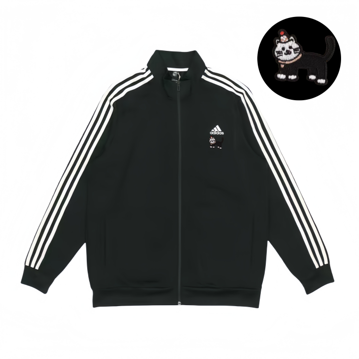 Adidas Adidas Jackets Unisex Black Stand Collar Moderate Pilot