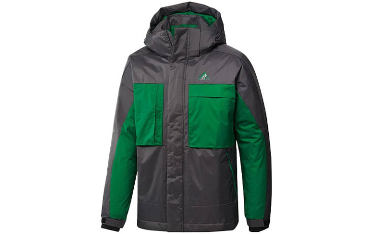 Adidas Adidas Down Jackets Men's Black Green Hooded Moderate Other