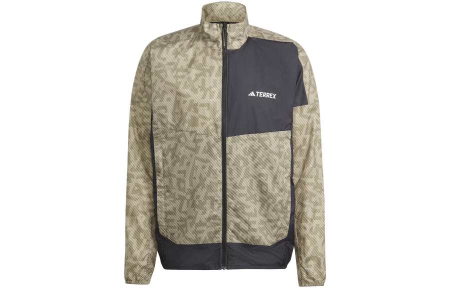 Adidas Adidas Jackets Men's Olive Green Stand Collar Moderate Other