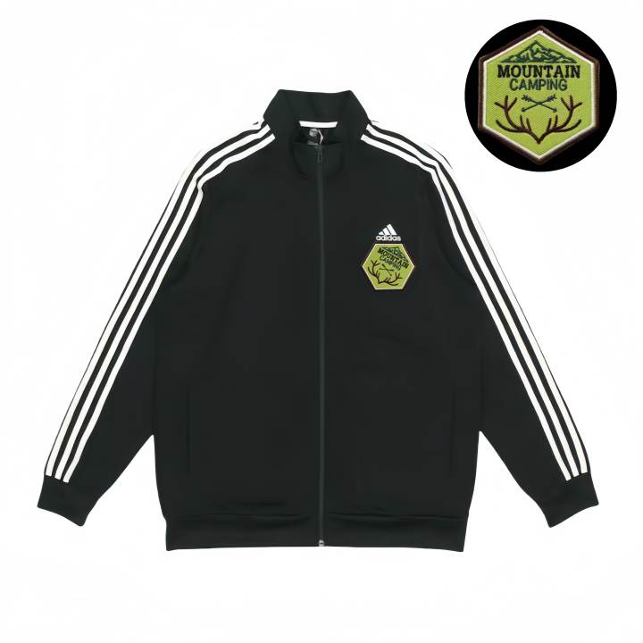 Adidas Adidas Jackets Unisex Black Stand Collar Moderate Pilot